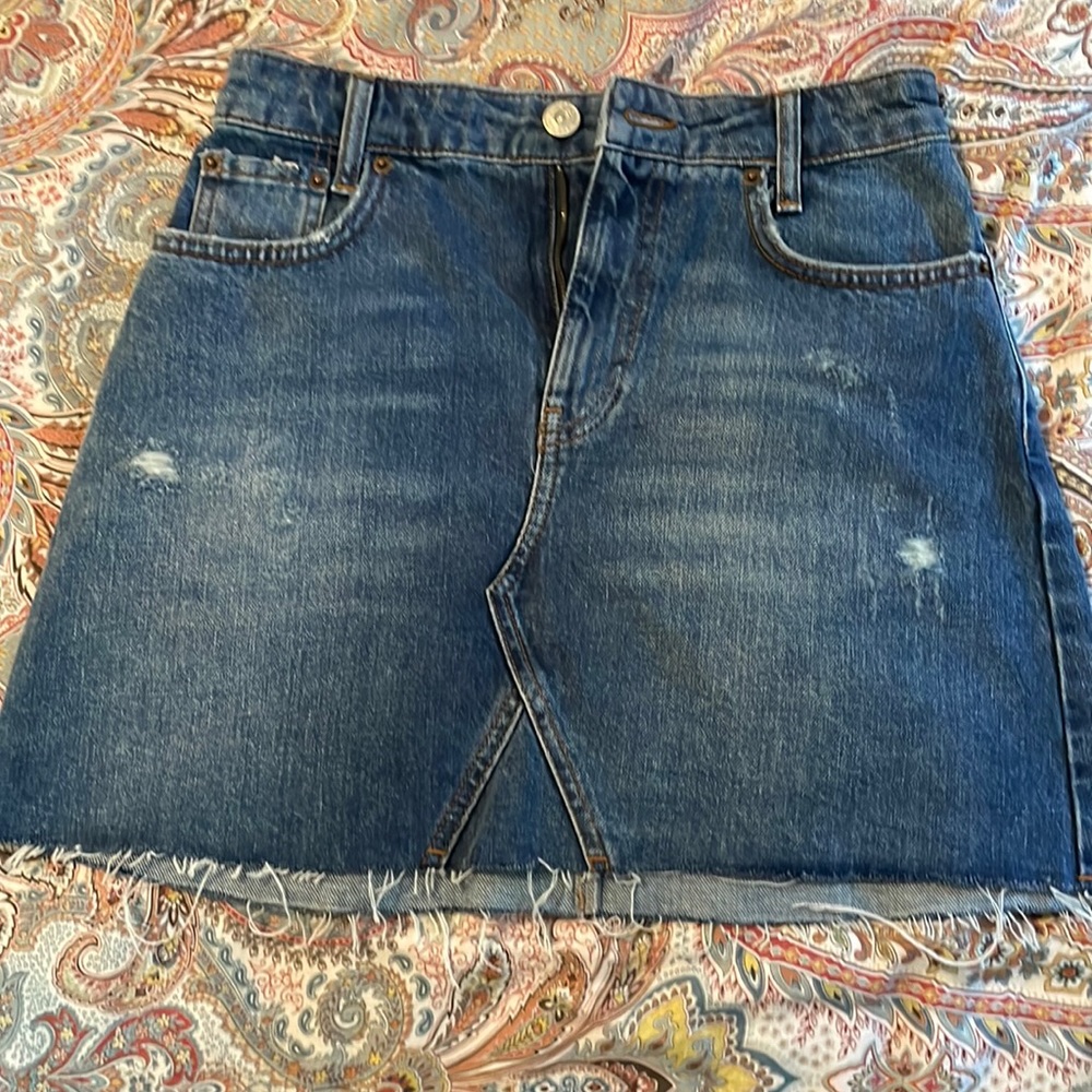 Urban Outfitters Classic Jean Mini Skirt